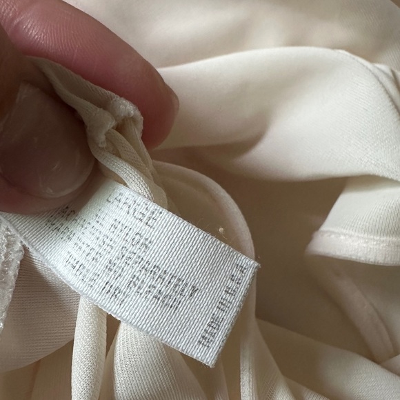 Vintage Elegant Cream/ Blush Lace Nightgown - Picture 8 of 8